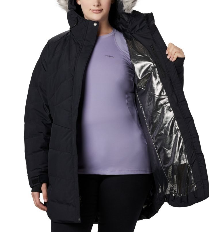 Women's Columbia Lay D Down II Mid Jackets Black | Plus Size CA-HC106